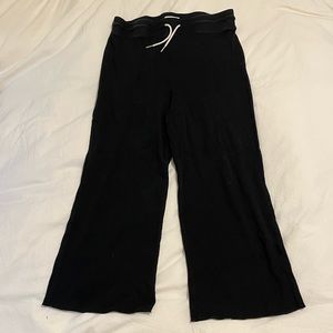 MATE the label organic thermal wide leg pant